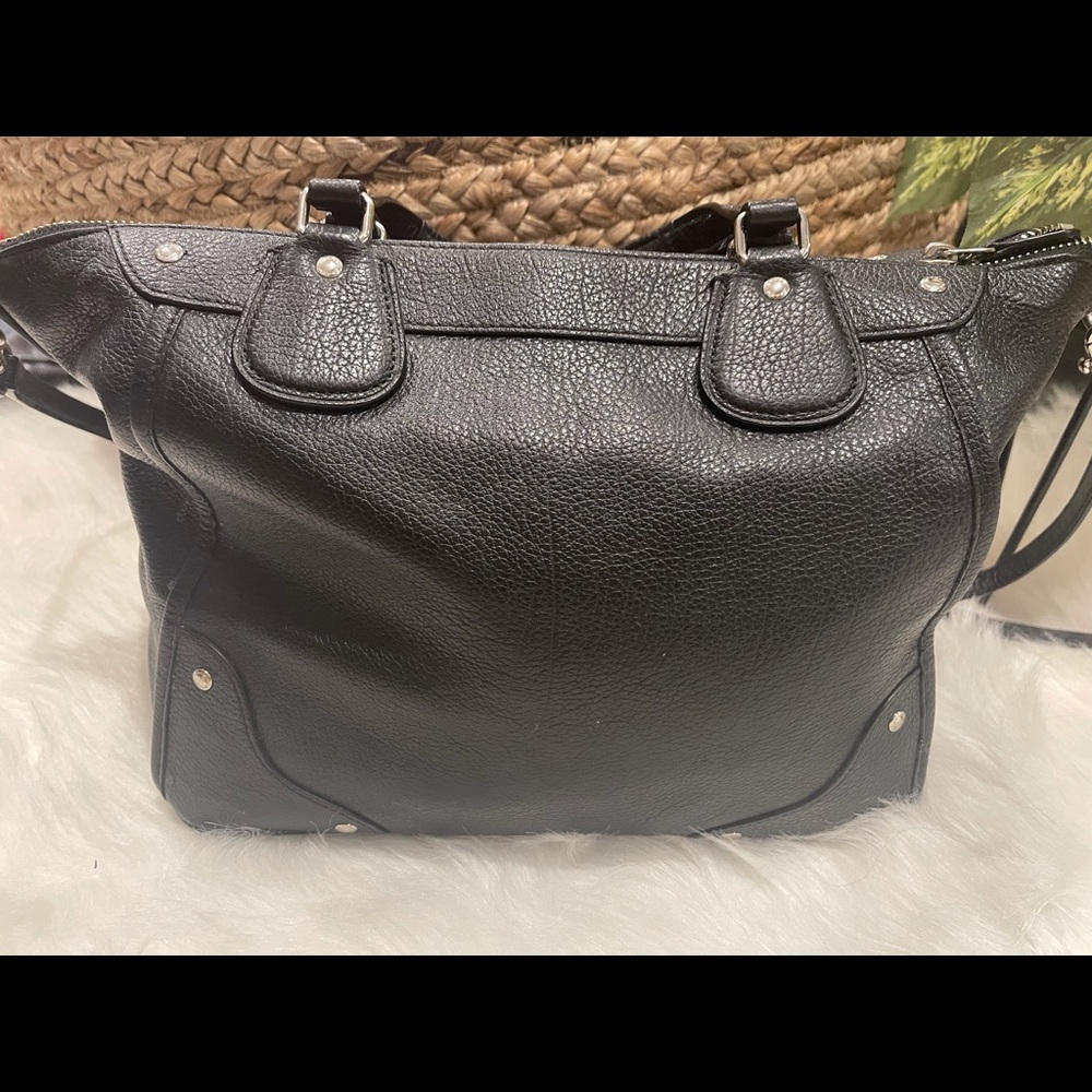 Black Leather Coach Purse - Picture 4 of 14